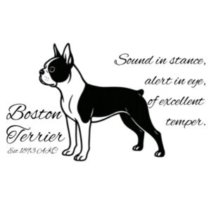 Sound in Stance – Boston Terrier - Can Cooler Design