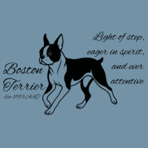 Light of Step – Boston Terrier - AS Colour Denim Carrie Tote Design