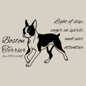 Light of Step – Boston Terrier - Thread Project Youth Epic Tee Design