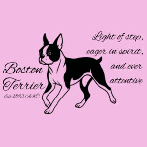 Light of Step – Boston Terrier - Thread Project Kids Epic Tee Design