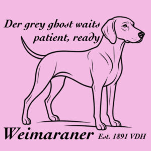 The Grey Ghost Waits – Weimaraner - Thread Project Youth Epic Tee Design
