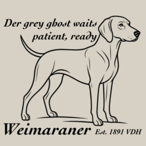 The Grey Ghost Waits – Weimaraner - Thread Project Unisex Epic Tee Design