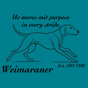 Purpose in Every Stride – Weimaraner - Thread Project Womens Diva Tee Design