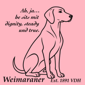 Dignity in Stillness – Weimaraner - AS Colour Kids Supply Hoodie Design
