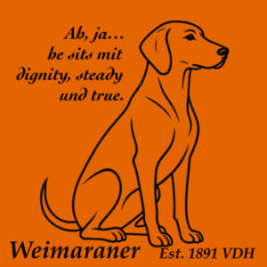Dignity in Stillness – Weimaraner - Thread Project Youth Epic Tee Design