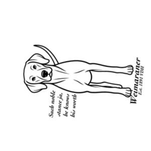 Noble Stance – Weimaraner - Puzzle  Design