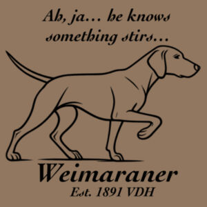 Something Stirs – Weimaraner Design
