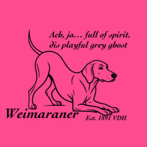 Playful Grey Ghost – Weimaraner - Thread Project Youth Epic Tee Design