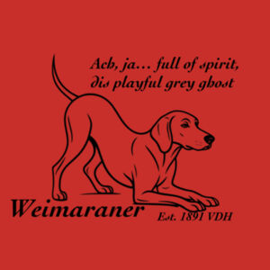 Playful Grey Ghost – Weimaraner - Thread Project Kids Epic Tee Design
