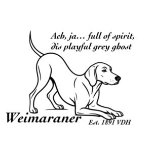Playful Grey Ghost – Weimaraner - Mouse Pad Design