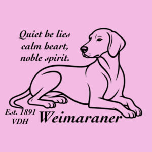 Calm Heart, Noble Spirit – Weimaraner - Thread Project Kids Epic Tee Design