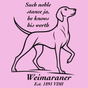 Knows His Worth – Weimaraner - Thread Project Youth Epic Tee Design