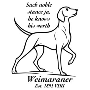 Knows His Worth – Weimaraner - Cheese Board Design