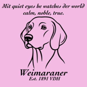Calm, Noble, True – Weimaraner - Thread Project Kids Epic Tee Design