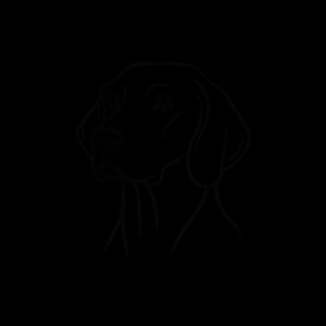 Calm, Noble, True – Weimaraner - Inner Coloured Mug Design