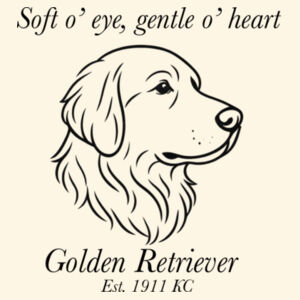 Gentle o’ Heart – Golden Retriever - AS Colour Shoulder Tote Design
