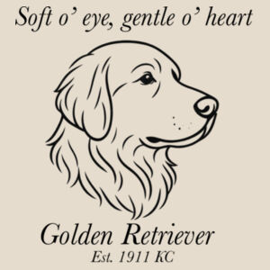 Gentle o’ Heart – Golden Retriever - Super Tote Bag - Thread Project Design