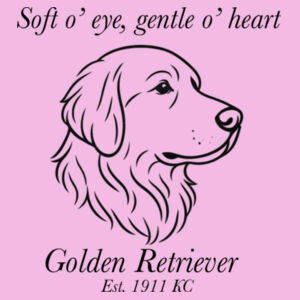 Gentle o’ Heart – Golden Retriever - Thread Project Kids Epic Tee Design