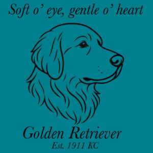 Gentle o’ Heart – Golden Retriever - Thread Project Womens Diva Tee Design