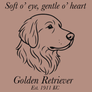 Gentle o’ Heart – Golden Retriever - AS Colour Womens Bucket Hat Design
