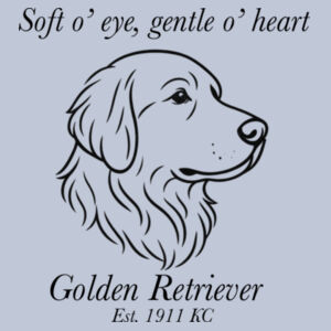 Gentle o’ Heart – Golden Retriever - AS Colour Nylon Bucket Hat Design
