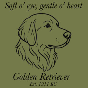 Gentle o’ Heart – Golden Retriever - AS Colour Bucket Hat Design