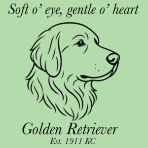 Gentle o’ Heart – Golden Retriever - AS Colour Frame Nylon Cap Design