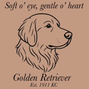 Gentle o’ Heart – Golden Retriever - AS Colour Frame Foam Trucker Cap Design