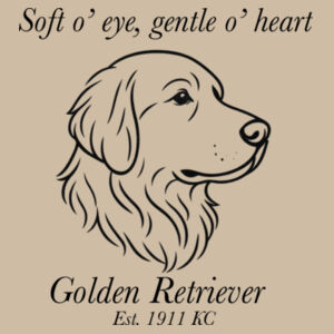Gentle o’ Heart – Golden Retriever - AS Colour Icon Cap Design