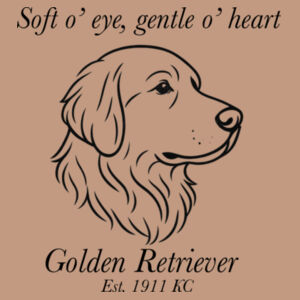 Gentle o’ Heart – Golden Retriever - AS Colour Surf Cotton Cap Design