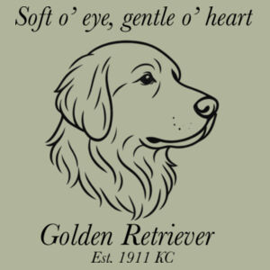 Gentle o’ Heart – Golden Retriever - AS Colour Surf Cap Design