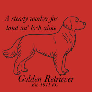 Land an’ Loch Alike – Golden Retriever - AS Colour Kids Supply Hoodie Design