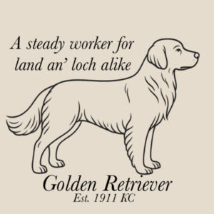 Land an’ Loch Alike – Golden Retriever - Super Tote Bag - Thread Project Design