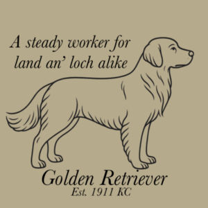 Land an’ Loch Alike – Golden Retriever - AS Colour Icon Cap Design