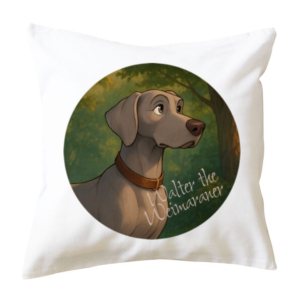 Walter the Weimaraner  - Cushion cover Thumbnail