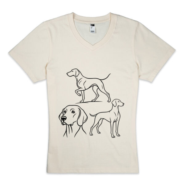  “Classic Lines” - Thread Project Womens Eden V-Neck Tee Thumbnail