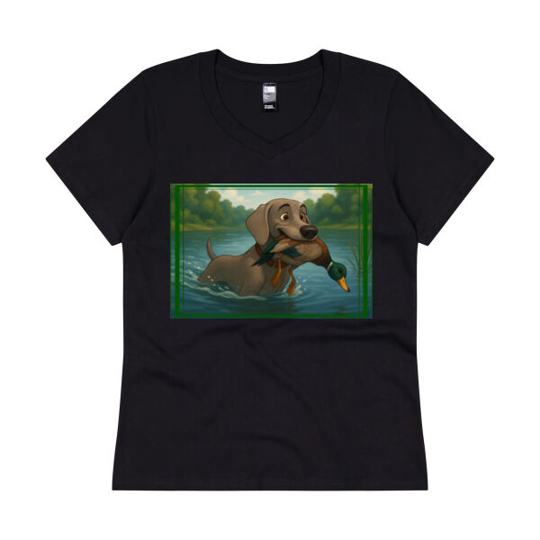 River Retrieve - Thread Project Womens Eden V-Neck Tee Thumbnail