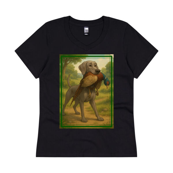 Woodland Retrieve - Thread Project Womens Eden V-Neck Tee Thumbnail