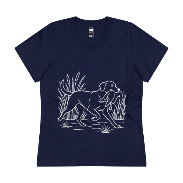 Wetland Retrieve - Thread Project Womens Eden V-Neck Tee Thumbnail