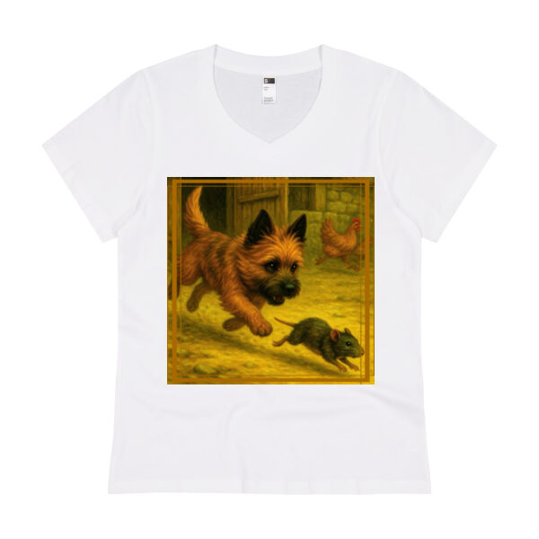 Barnyard Pursuit - Thread Project Womens Eden V-Neck Tee Thumbnail
