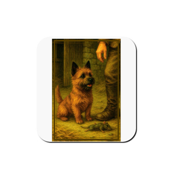  Callum the Cairn Terrier - Barnyard Trophy - Coaster - Square Hardboard Thumbnail