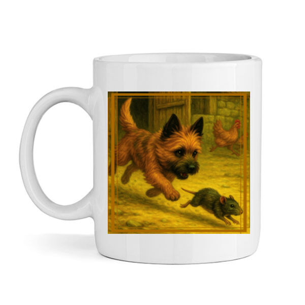 Callum the Cairn Terrier - Barnyard Pursuit  - Mug Thumbnail