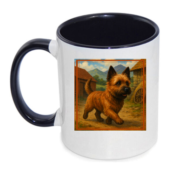 Callum the Cairn Terrier - Highland Path  - Inner Coloured Mug Thumbnail