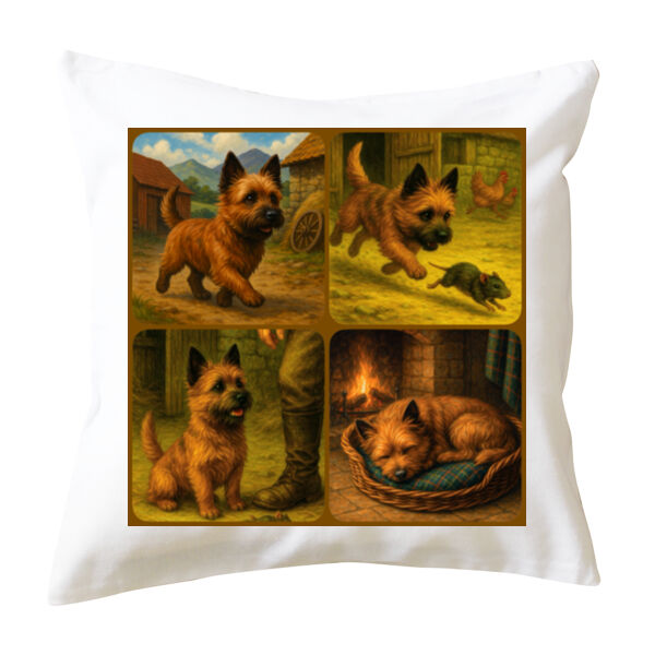  Callum the Cairn Terrier - A Day in the Life  - Cushion cover Thumbnail