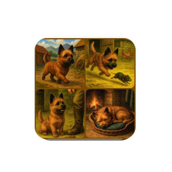Callum the Cairn Terrier - A Day in the Life  - Coaster - Square Hardboard Thumbnail