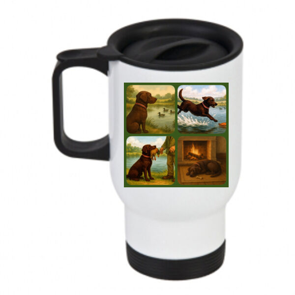 Lyla the Labrador - From Field to Fireside - Travel Mug Thumbnail