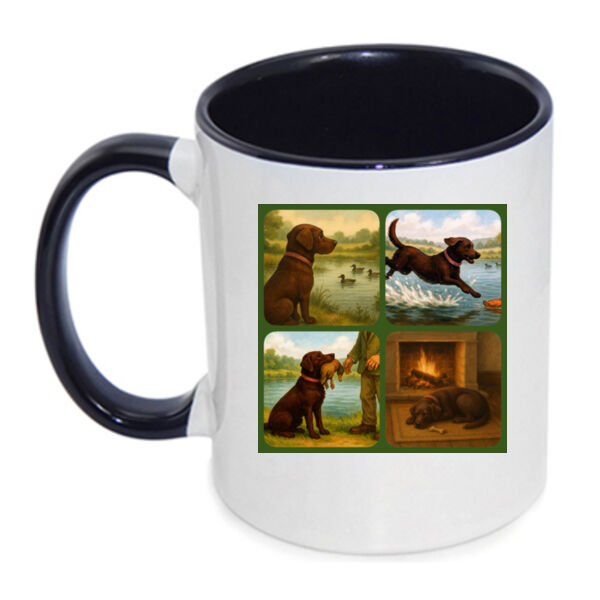 Lyla the Labrador - From Field to Fireside - Inner Coloured Mug Thumbnail