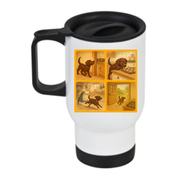 Lyla the Labrador - Great Cookie Caper - Travel Mug Thumbnail