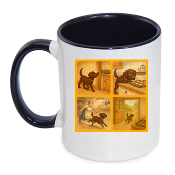 Lyla the Labrador - Great Cookie Caper - Inner Coloured Mug Thumbnail