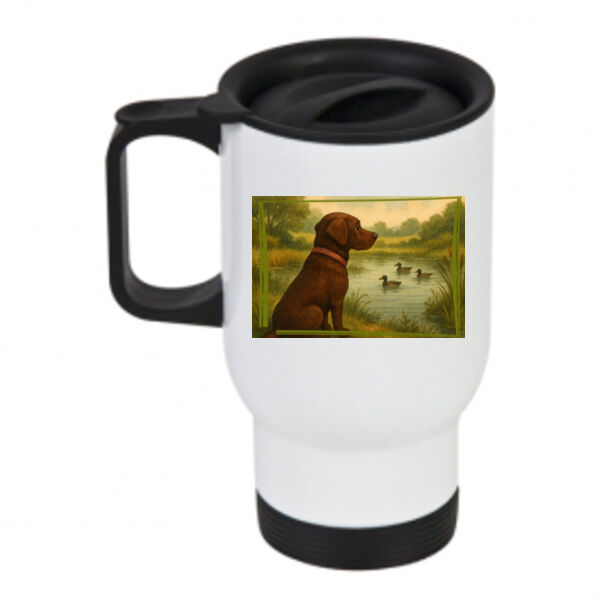 Lyla the Labrador - Lakeside Daydream  - Travel Mug Thumbnail
